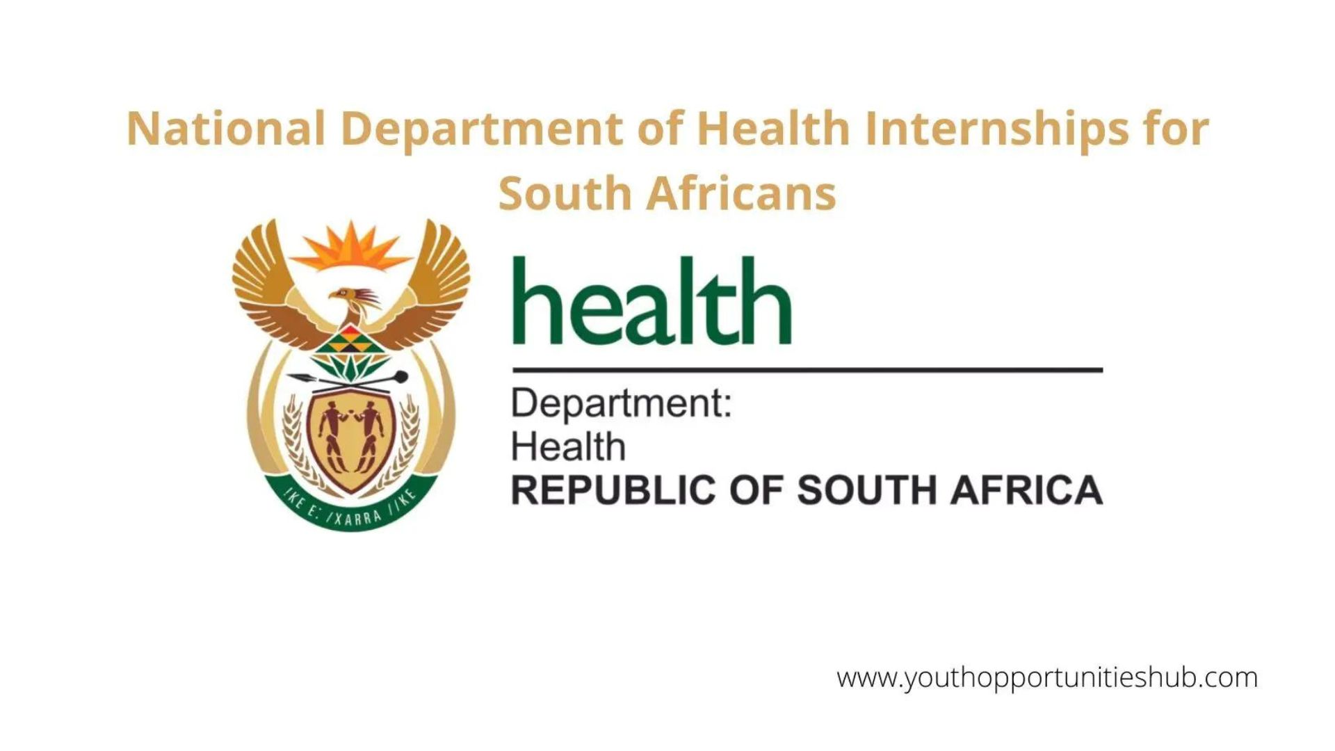63 x Internships at Department of Health
