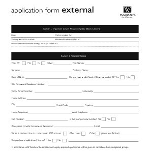 How To Apply For Woolworths Jobs