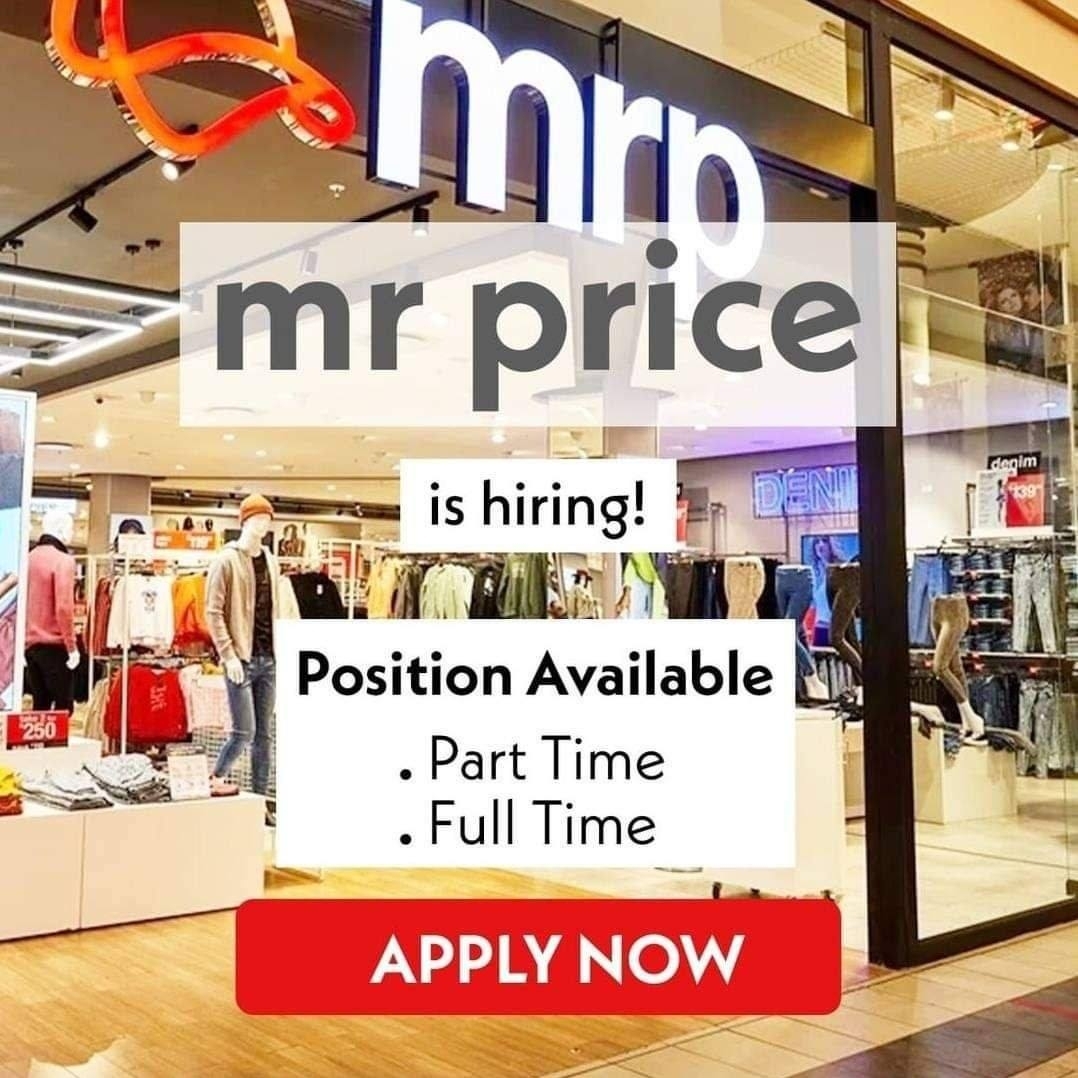 Mr Price is Hiring festive season Job Opportunities