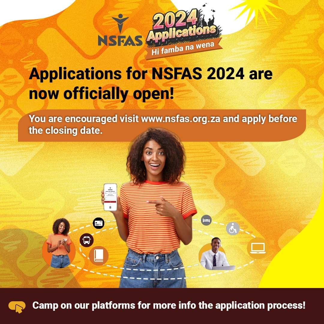 NSFAS Applications for 2024 Now Open