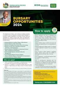 BURSARY OPPORTUNITIES - 2024