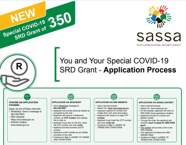 How to apply for SRD grant online - Sassa R350 Grant Application