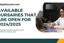 Available bursaries that are open for 20242025