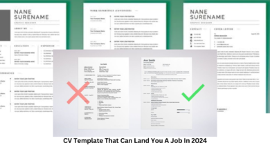 CV Template That Can Land You A Job In 2024