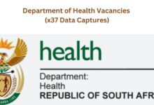 Department of Health Vacancies (x37 Data Captures)
