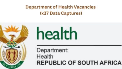 Department of Health Vacancies (x37 Data Captures)