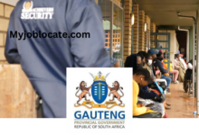 Department of health in Gauteng is looking for securities