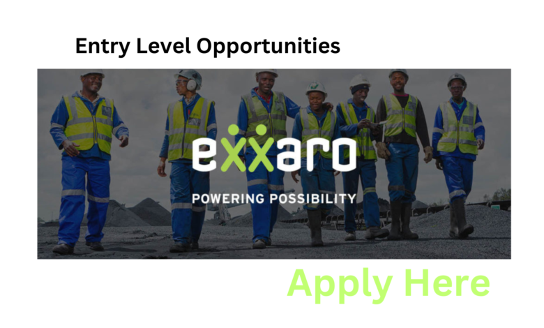 Entry Level Opportunities At Exxaro Resources