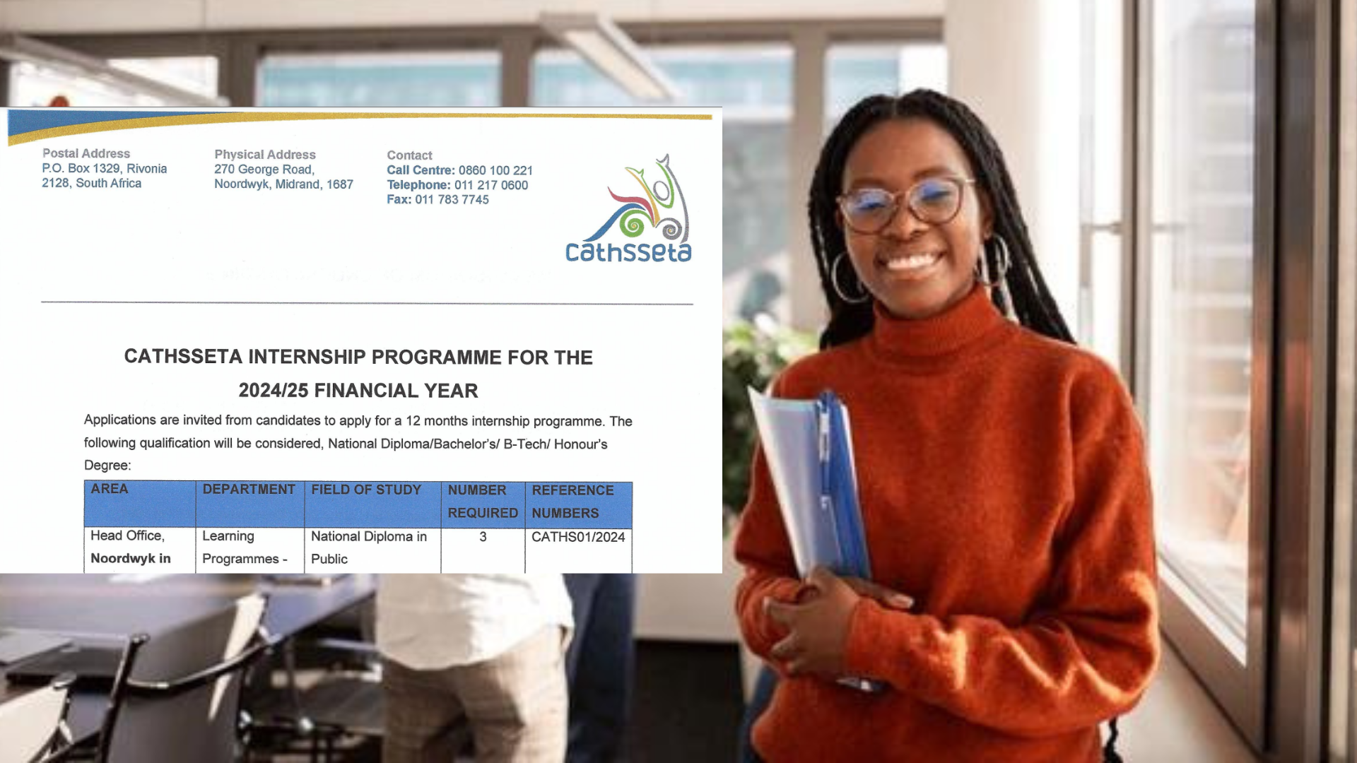 Internship posts at CATHSSETA