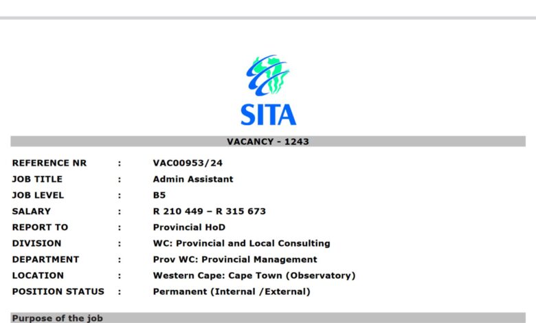 SITA Vacancies