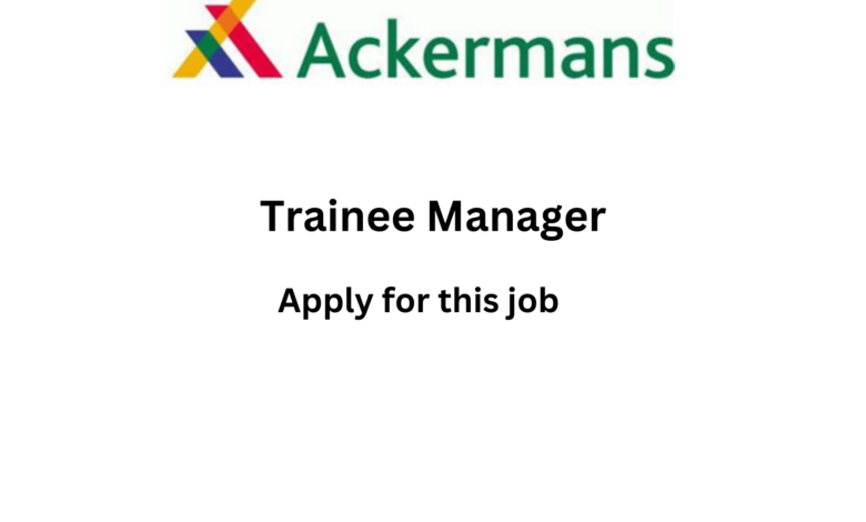 Trainee Manager