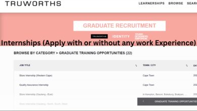 Truworths Internships (Apply with or without any work Experience)