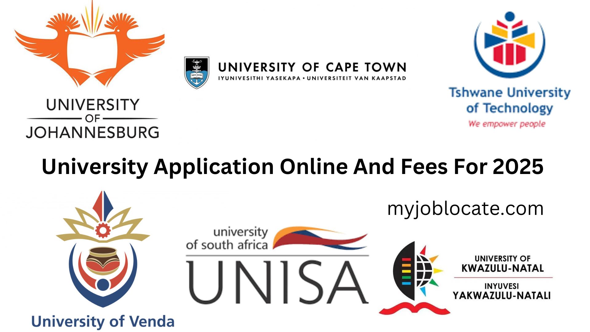 University Application Online And Fees For 2025