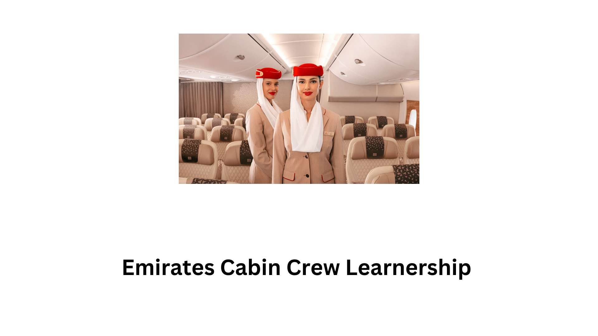 Emirates Cabin Crew Learnership Stipend R6240 per month