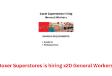 Boxer Superstores is hiring x20 General Workers (Salary R7000)