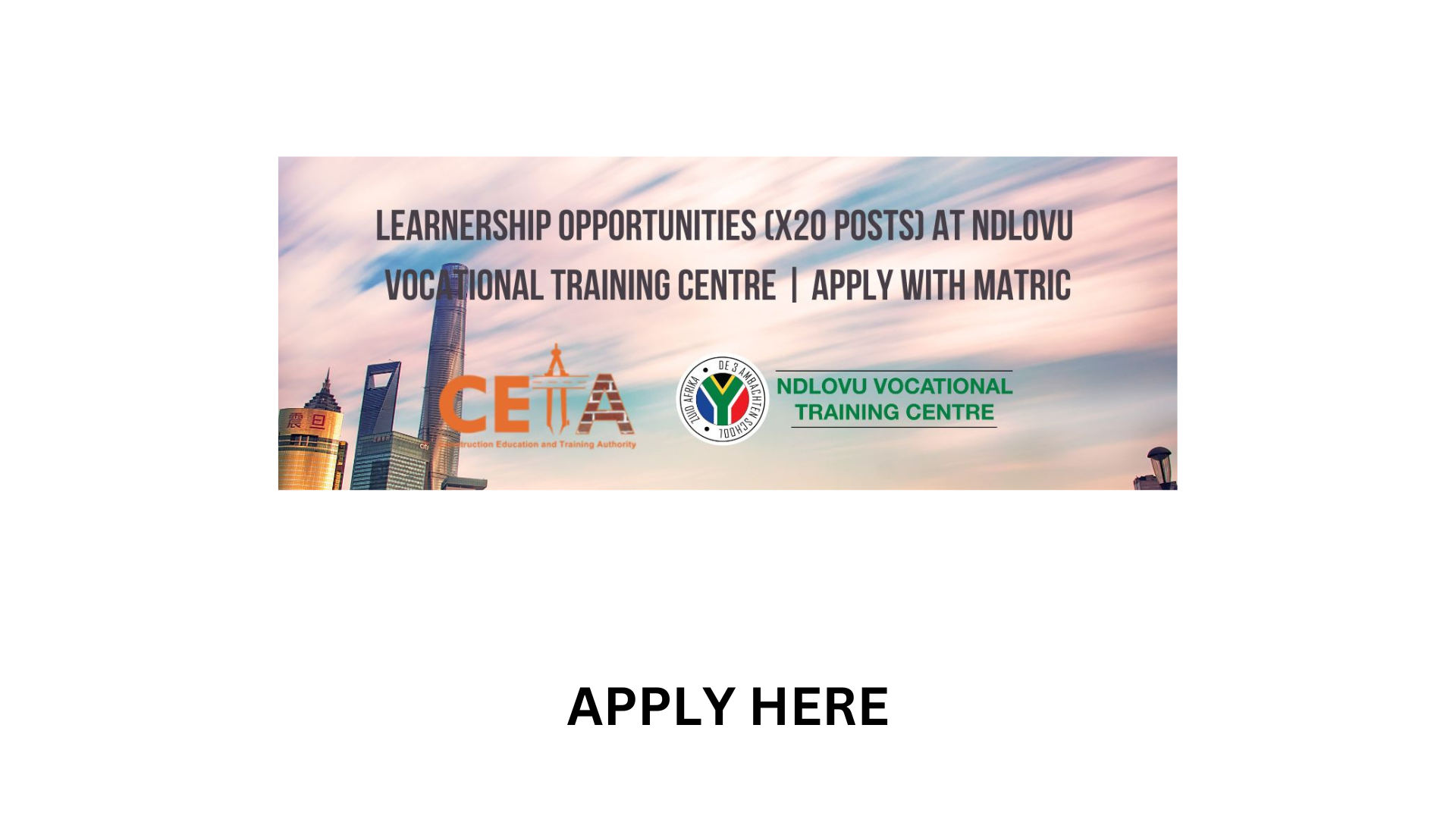 POSTS: LEARNERSHIP OPPORTUNITIES X20