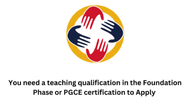 You need a teaching qualification in the Foundation Phase or PGCE certification to Apply