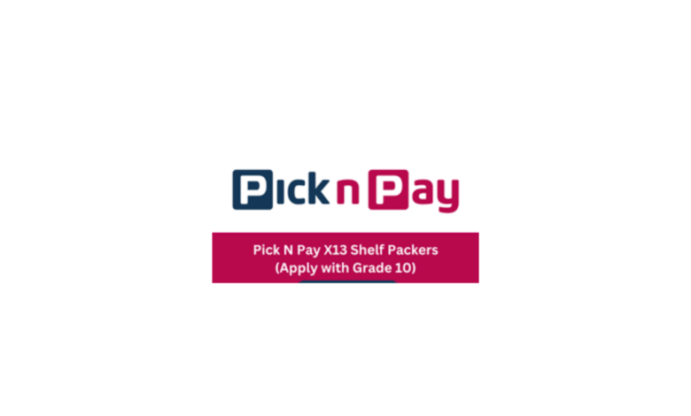 Grade 10 Shelf Packer Vacancy at Pick n' Pay