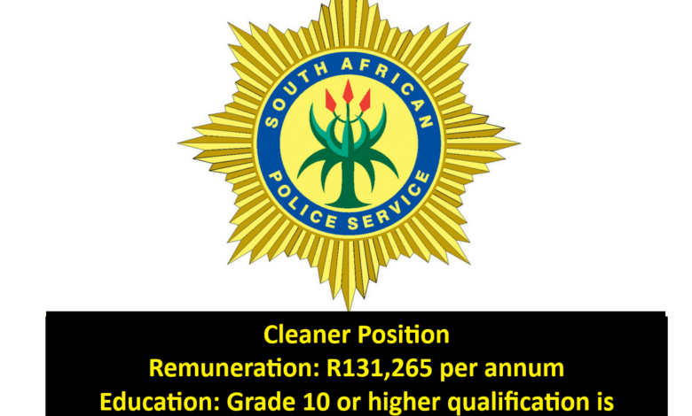 SAPS Careers x 81 positions ( Nov / Dec 2024)