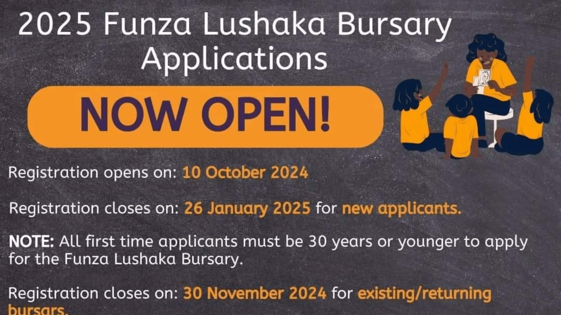 Applications for Funza Lushaka Bursary 2025 are open