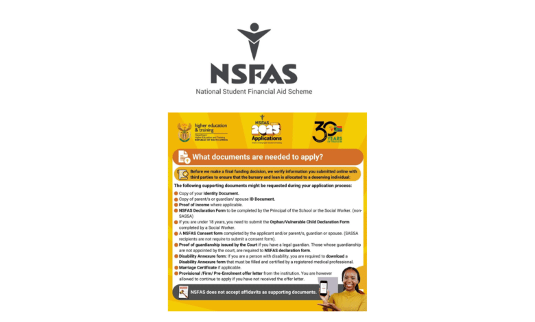 NSFAS 2025 Consent form