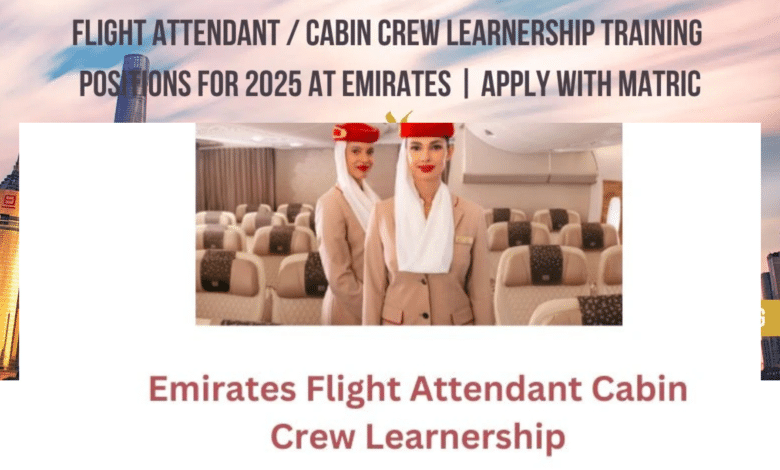 Flight Attendant / Cabin Crew Learnership Training Positions for 2025