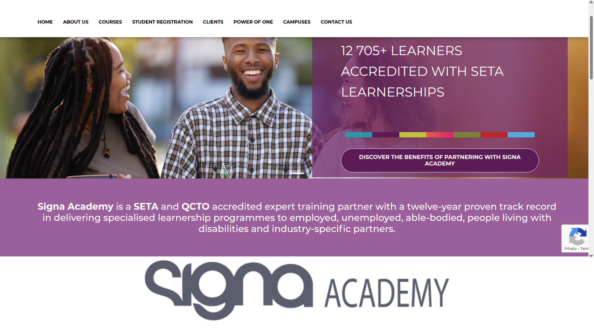 Signa Academy Learnership Programme