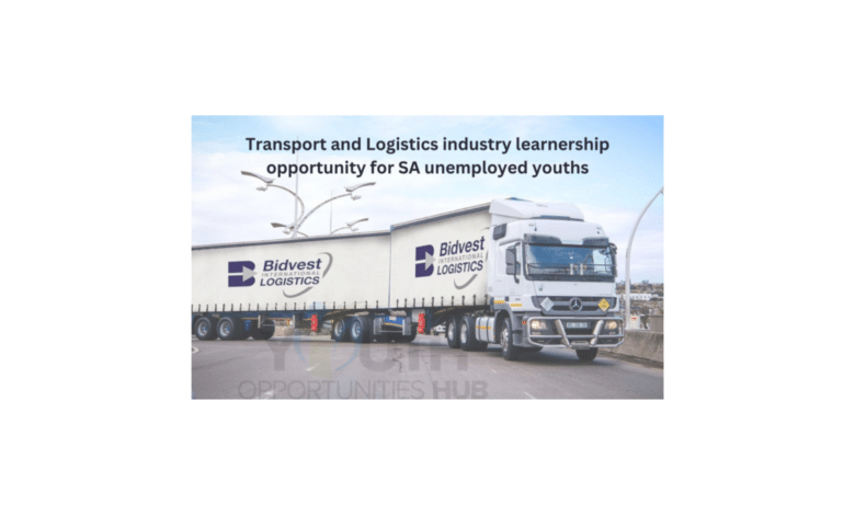 Transport and Logistics industry learnership opportunity