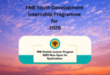 FNB Youth Development Internship Programme for 2026
