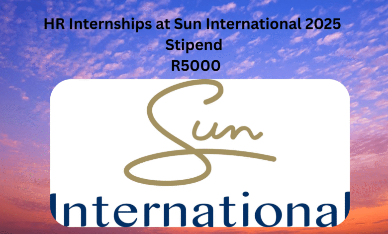 HR Internships at Sun International