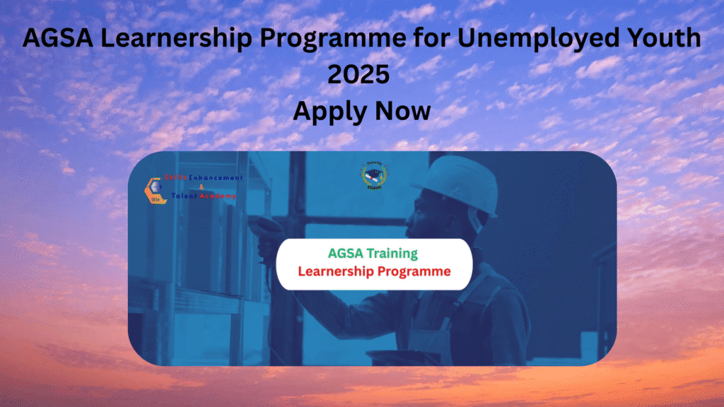 AGSA Learnership Programme for Unemployed Youth 2025