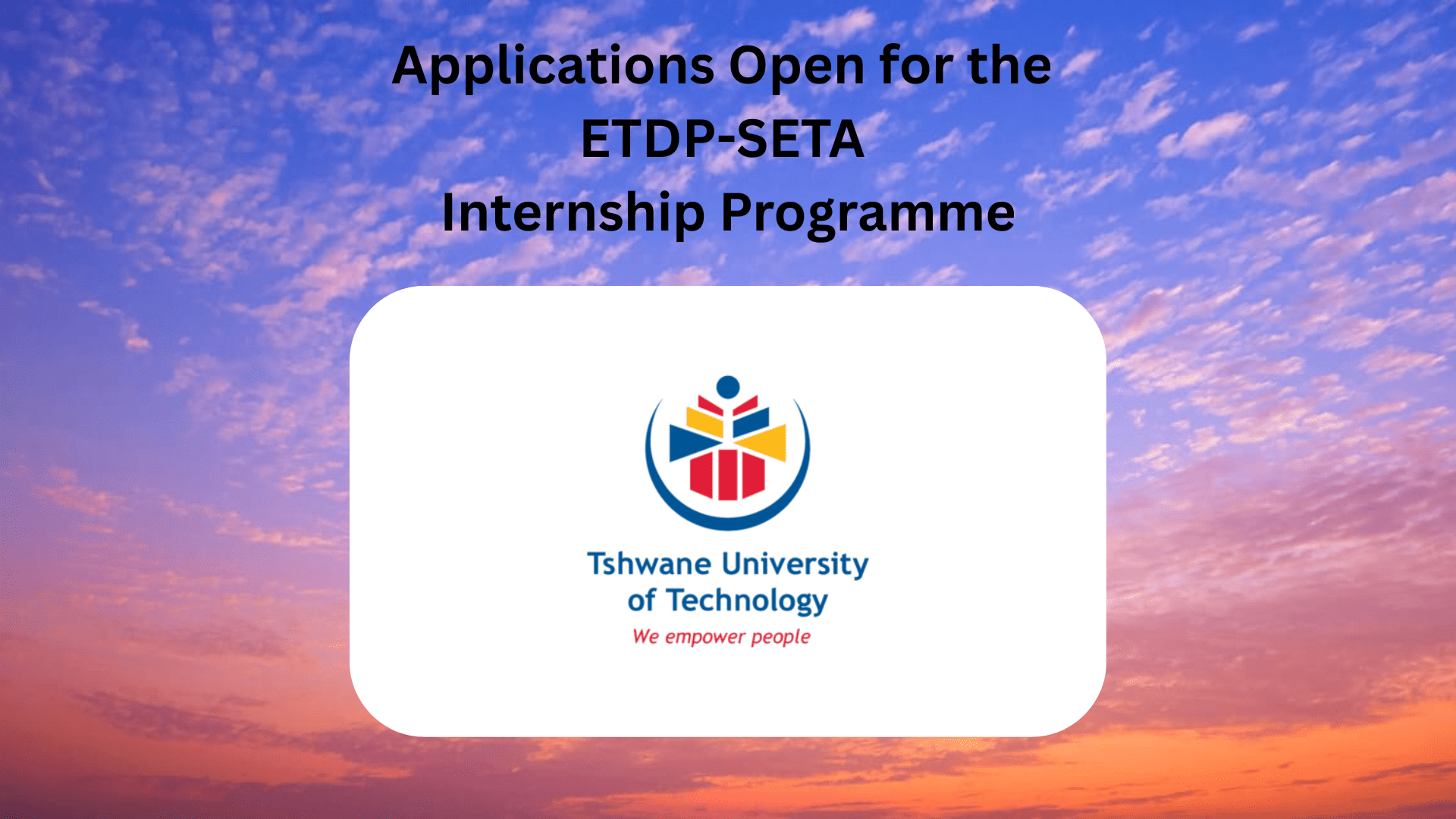 Applications Open for the ETDP-SETA Internship Programme