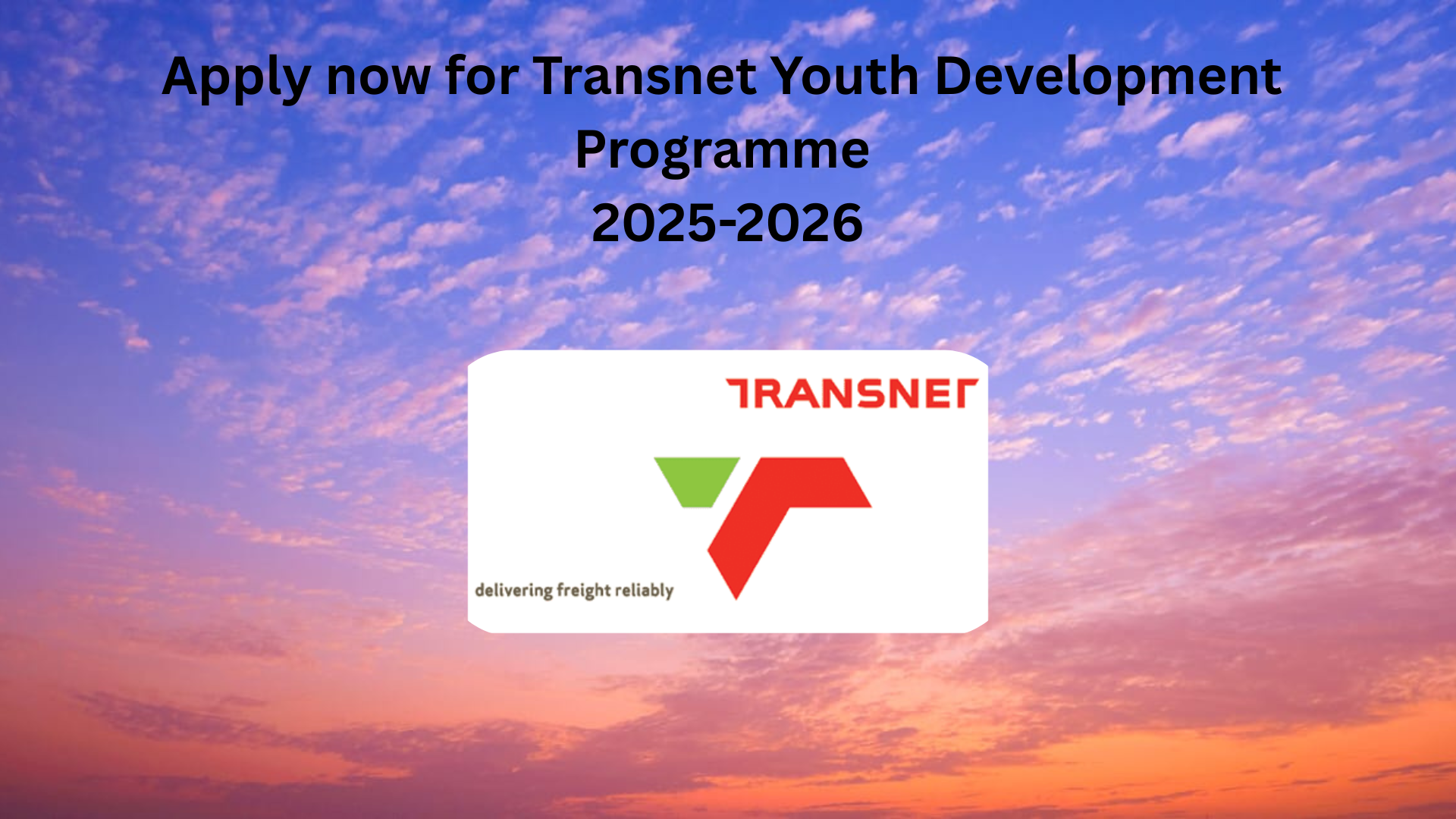 Apply now for Transnet Youth Development Programme