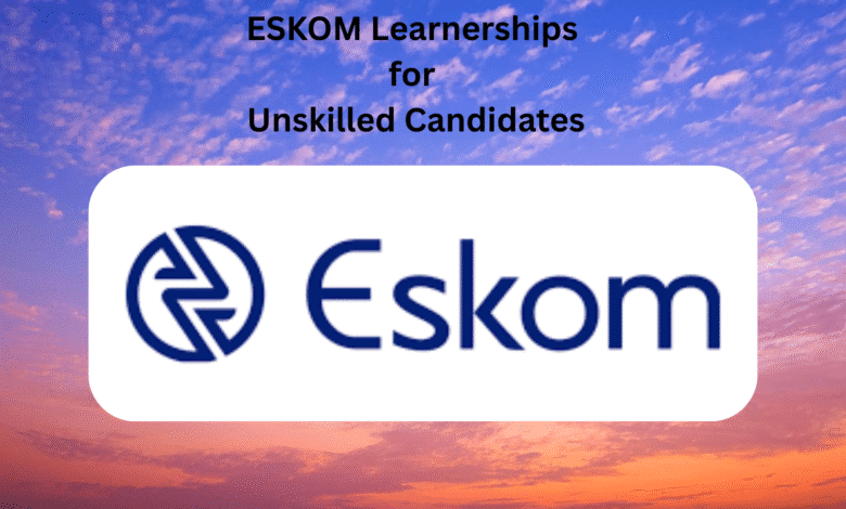 ESKOM Learnerships for Unskilled Candidates