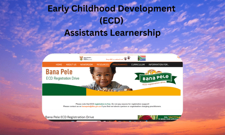 Early Childhood Development (ECD) Assistants Learnership