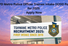 TMPD Metro Police Officer Trainee Intake (X200 Posts) for 2025