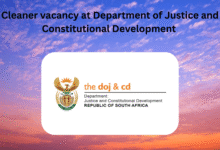 Cleaner vacancy