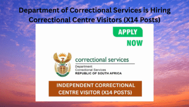 Department of Correctional Services is Hiring Correctional Centre Visitors (X14 Posts)