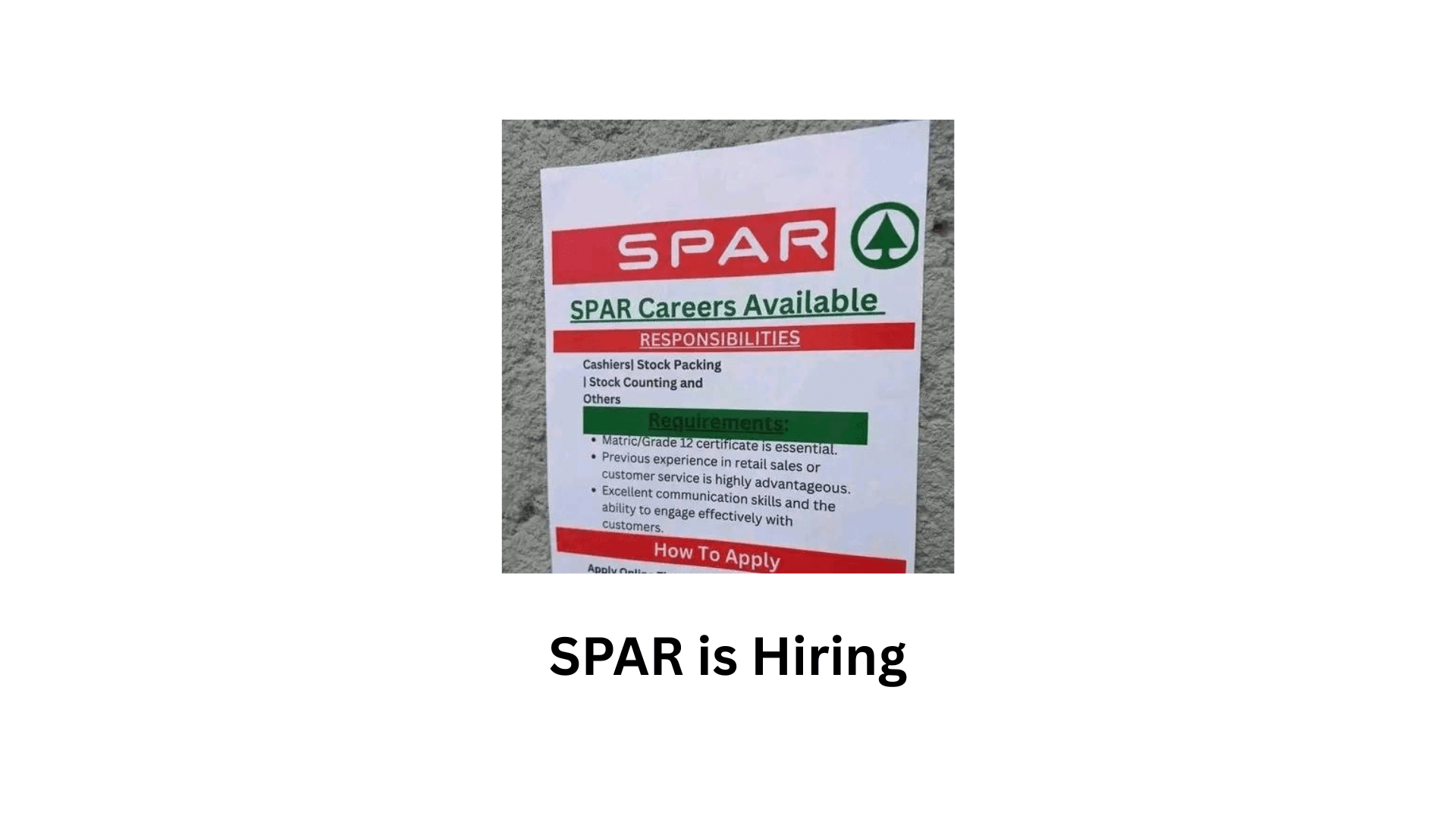 SPAR is Hiring