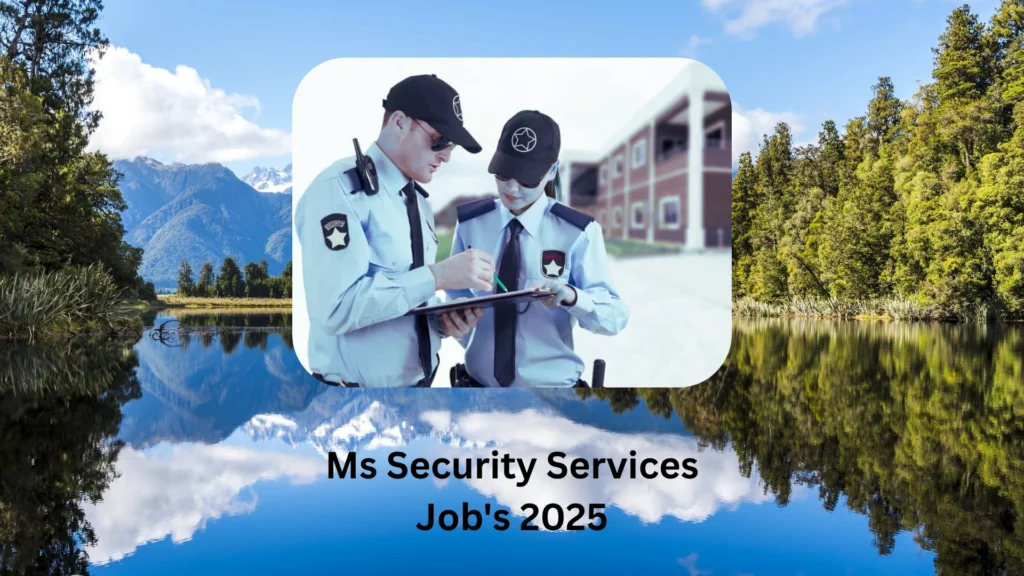 Ms Security Services Job's 2025