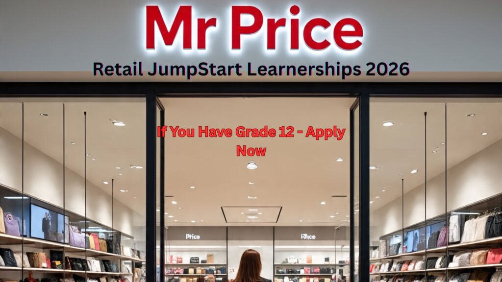 Mr Price Retail JumpStart Learnerships 2026