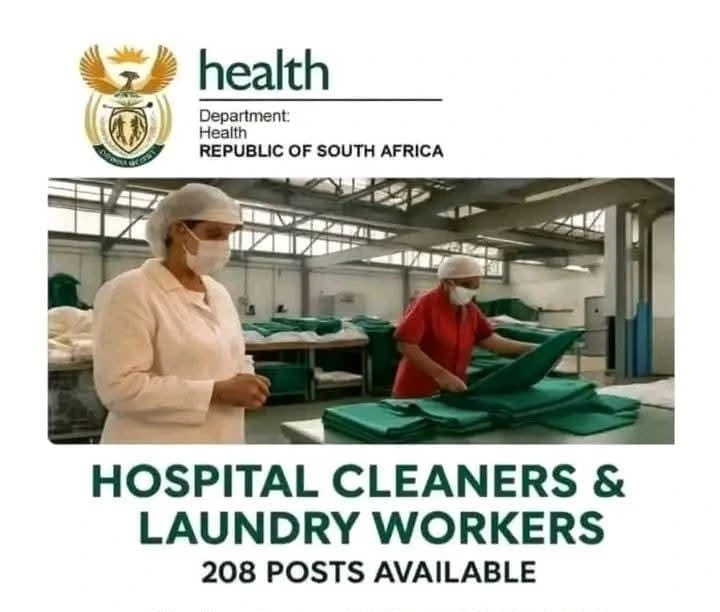 Hospital Cleaners And Laundry Workers (208 POSTS)
