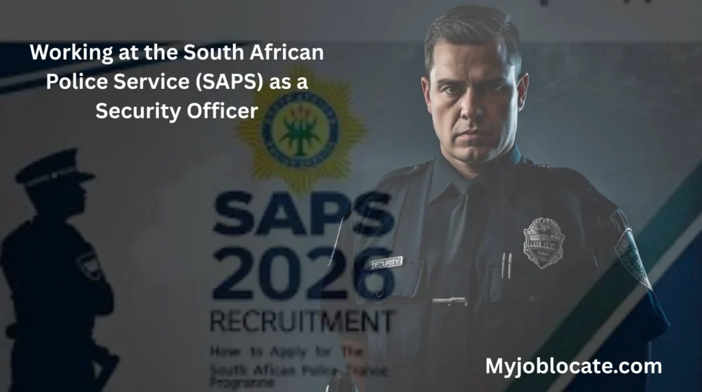 SAPS Security Recruitment 2026