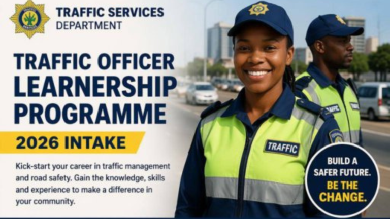 Traffic Officer Learnership Programme 2026 Intake