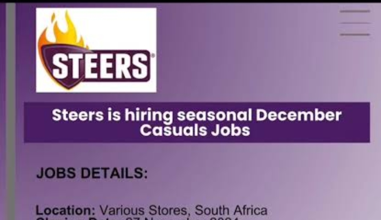 Steers December Jobs 2026