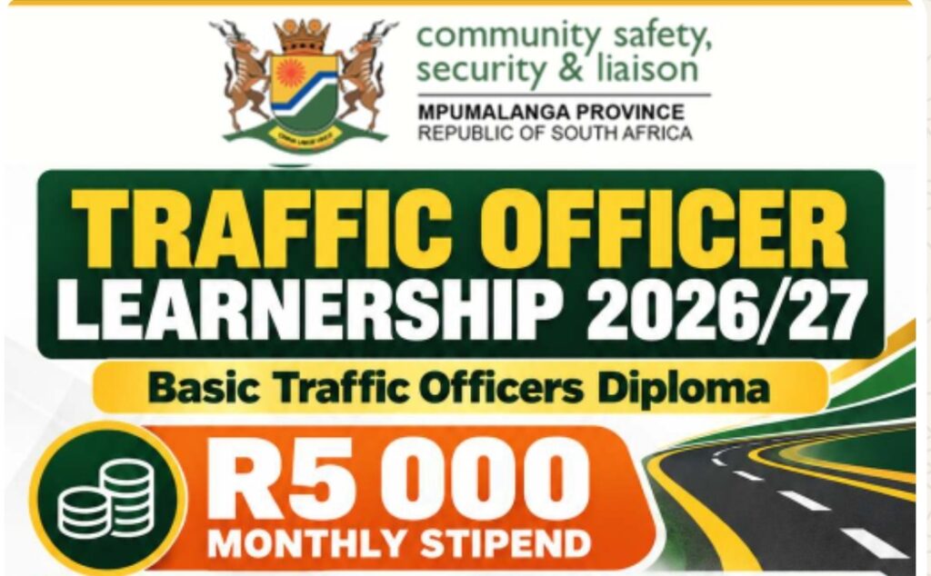 Traffic Officer Learnership 202627